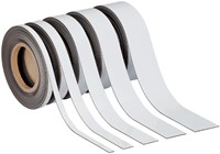 Magneetband MAUL beschrijfbaar 10mx40mmx1mm wit 1 Stuk