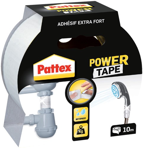 Plakband Pattex 50mmx10m power tape wit 1 Rol-2