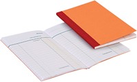 Kasboek 135x83mm 72blz 1 kolom oranje 1 Stuk-3