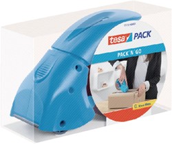 Verpakkingstape dispenser tesapack pack-n-go blauw 1 Stuk