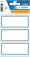 Etiket HERMA 5711 36x80mm schrift grijs kader 18st 6 Vel