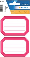 Etiket HERMA 5712 82x55mm schrift rode rand 12st 6 Vel
