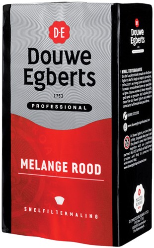 Koffie Douwe Egberts snelfilter Melange Rood 500gr 500 Gram-3
