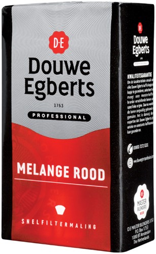 Koffie Douwe Egberts snelfilter Melange Rood 250gr 250 Gram-3