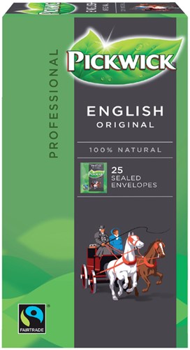 Thee Pickwick Fair Trade English 25x2.5gr 25 Stuk-2