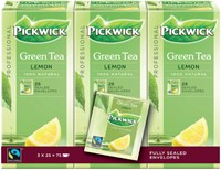 Thee Pickwick Fair Trade green lemon 25x1.5gr 25 Stuk