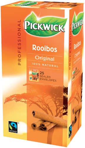 Thee Pickwick Fair Trade rooibos 25x1.5gr 25 Stuk-3