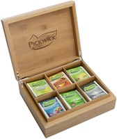 Pickwick Theekist Bamboe 6vaks Fairtrade 1 Stuk