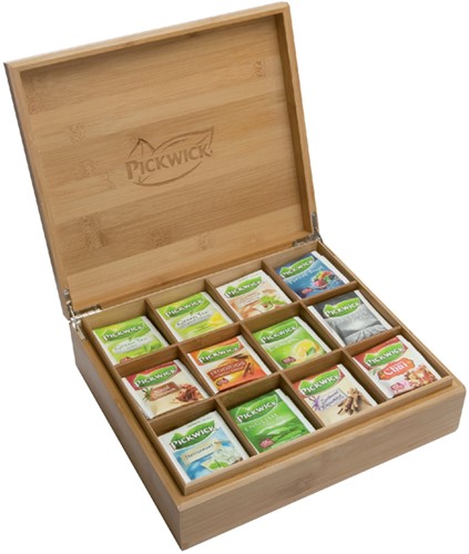 Theekist Pickwick inclusief 12 smaken thee 1 Stuk-3