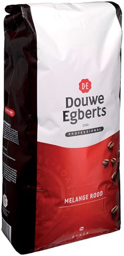 Koffie Douwe Egberts bonen Melange Rood 3kg 3000 Gram-1