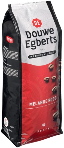 Koffie Douwe Egberts bonen Melange Rood 1kg 1 Kilogram-3