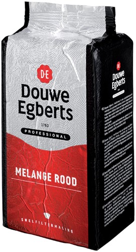Koffie Douwe Egberts standaardmaling Melange Rood 1000 Gram-2