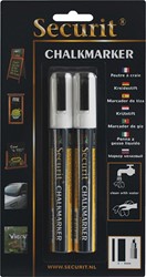 KRIJTSTIFT SECURIT SMA-510 SCHUIN 2-6MM WIT 2 Stuk