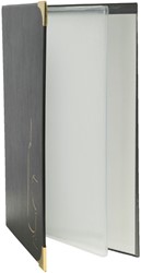 Wijnkaart Securit 4 x 2 tassen zwart 1 Stuk