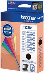 Inktcartridge Brother LC-223BK zwart 1 Stuk
