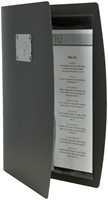 Menukaart Securit Rio A4 1 x 2 tassen zwart 1 Stuk