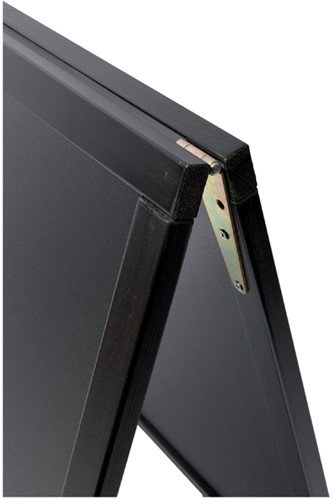 Stoepbord Securit 550x850x30mm zwart hout 1 Stuk-2