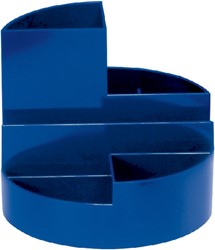 Pennenkoker MAUL roundbox 7 vaks 140x125mm blauw 1 Stuk