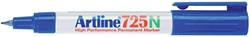 Fineliner Artline 725 rond F blauw 1 Stuk