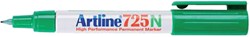 Fineliner Artline 725 rond fijn groen