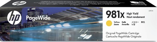 Inktcartridge HP L0R11A 981X geel 1 Stuk
