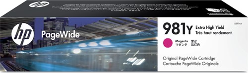 Inktcartridge HP L0R14A 981Y rood 1 Stuk