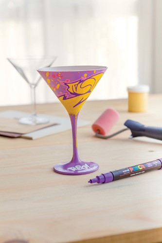 Paintmarker Uni POSCA PC5M M donkeroranje 1 Stuk-2