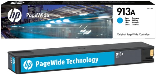 Inktcartridge HP F6T77AE 913A blauw 1 Stuk