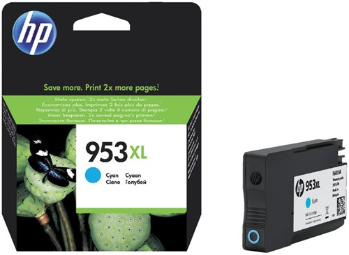 Inktcartridge HP F6U16AE 953XL  blauw 1 Stuk