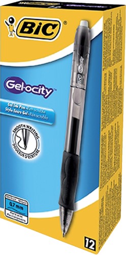 Gelschrijver Bic Gelocity M zwart 1 Stuk-3