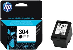 Inktcartridge HP N9K06AE 304 zwart 1 Stuk
