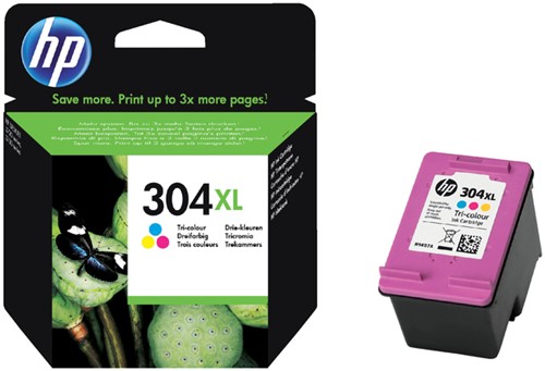 Inktcartridge HP N9K07AE 304XL kleur 1 Stuk