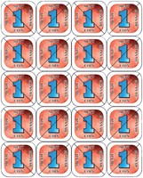 Consumptie breekmunt Combicraft rood 200st 200 Stuk