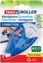 Correctietape tesa eco 4.2mm navulbaar blister 1 Stuk