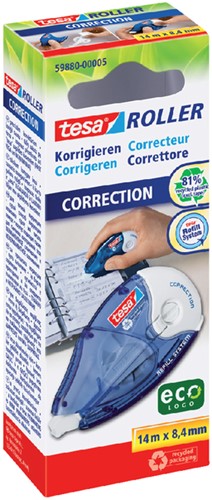 Correctietape tesa eco 8.4mm navulbaar hang 1 Stuk