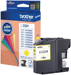 Inktcartridge Brother LC-223Y geel 1 Stuk