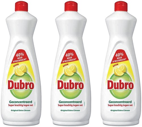 Afwasmiddel Dubro extra citroen 900ml 900 Milliliter-2