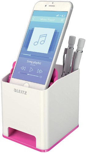 Pennenhouder Leitz WOW wit/roze-3