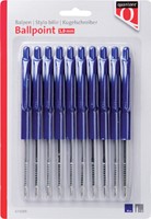 Balpen Quantore drukknop blauw 10 Stuk