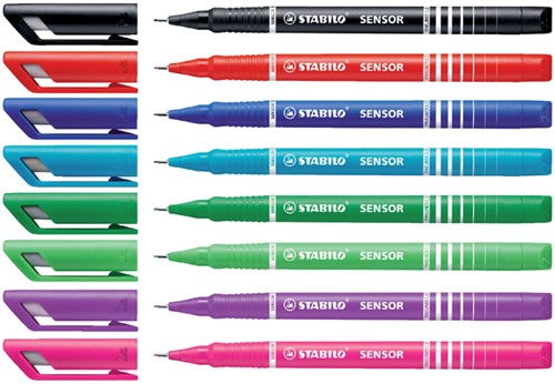 Fineliner STABILO Sensor 189/41 F blauw 1 Stuk-2