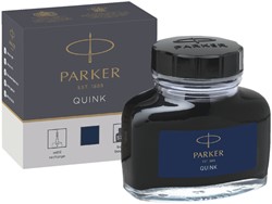 Vulpeninkt Parker Quink permanent 57ml blauw/zwart 57 Milliliter