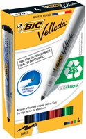 Whiteboardmarker Bic 1701 rond L assorti 4 Stuk-3
