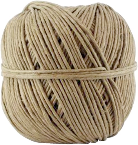 Henneptouw Muller 3-draads Ø ±2.4mm ca 50 meter