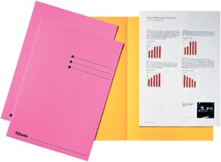 Vouwmap Esselte A4 manilla 180gr roze 1 Stuk