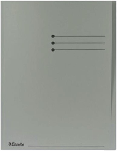 Vouwmap Esselte A4 overslag manilla 180gr grijs 1 Stuk