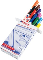 Viltstift edding 400 rond 1mm assorti 10 Stuk