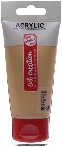 Acrylverf TAC 801 goud tube 75ml 75 Milliliter