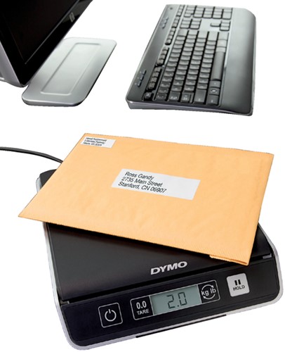 Pakketweger Dymo M5 digitaal tot 5000gr zwart 1 Stuk-2