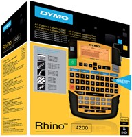 Labelprinter Dymo Rhino 4200 qwerty 19mm geel 1 Stuk-2