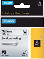 Labeltape Dymo Rhino industrieel 24mm wit 1 Stuk